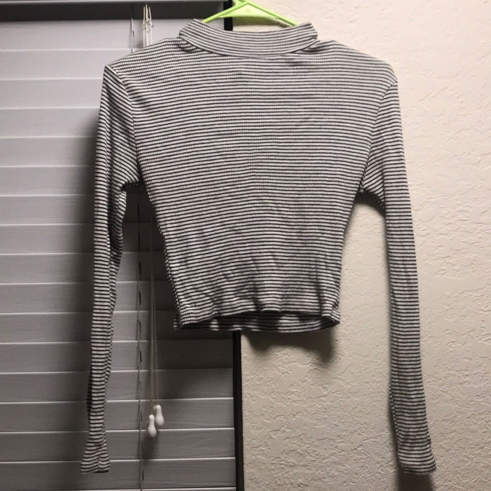 Forever 21 striped cropped top